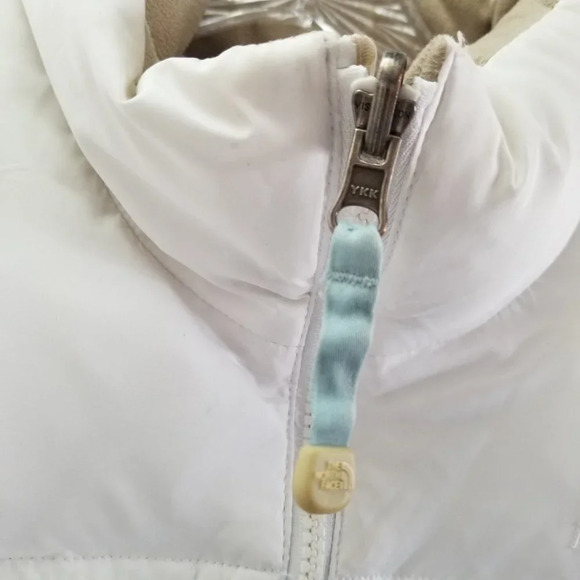 THE North Face White Goose Down Puffer Vest Nuptse M - Picture 5 of 15